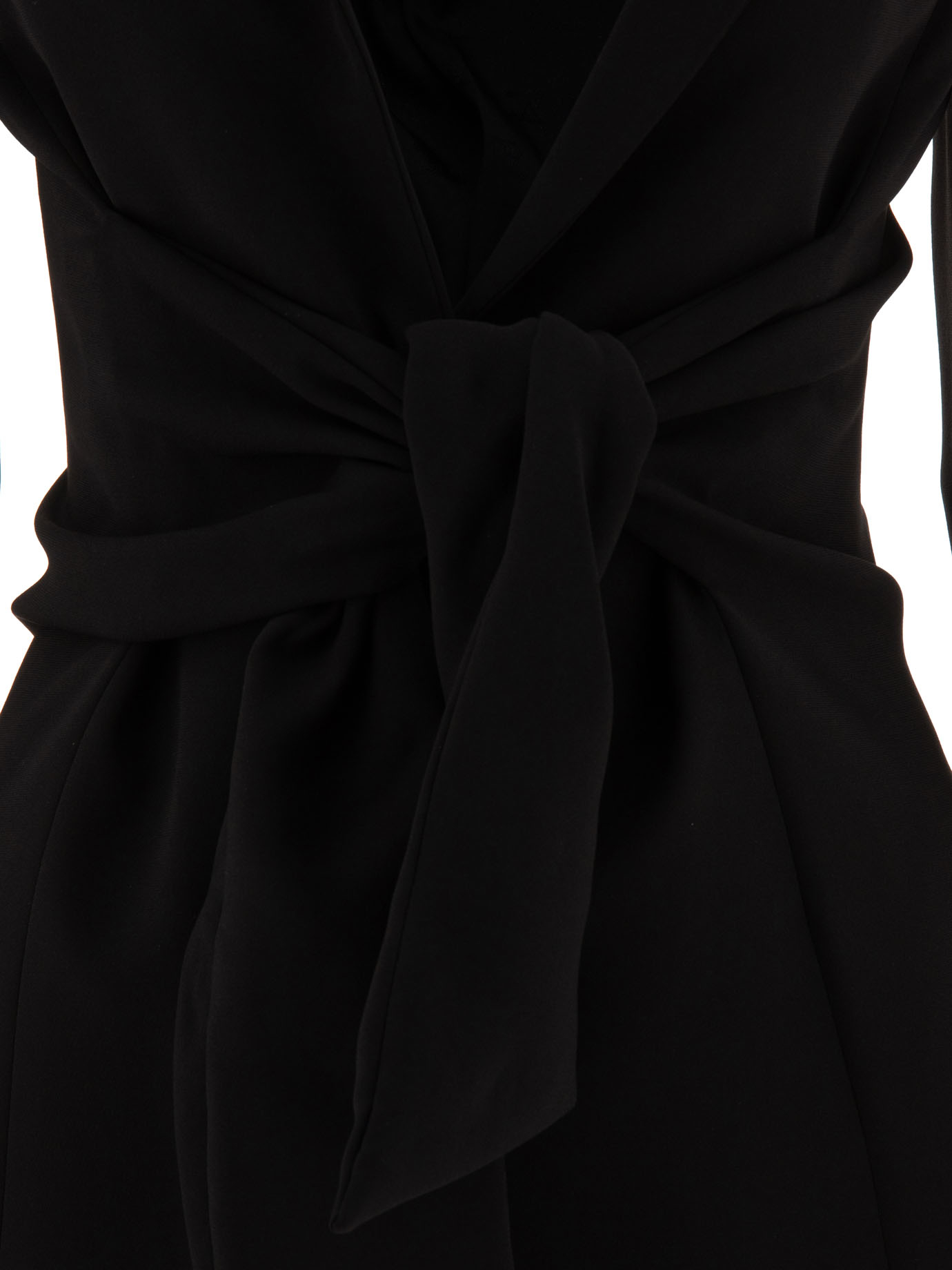 MAX MARA Black   Cady jacket with sash